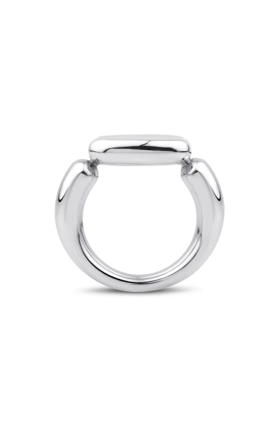 Shop Kloto Stone Ring In Silver