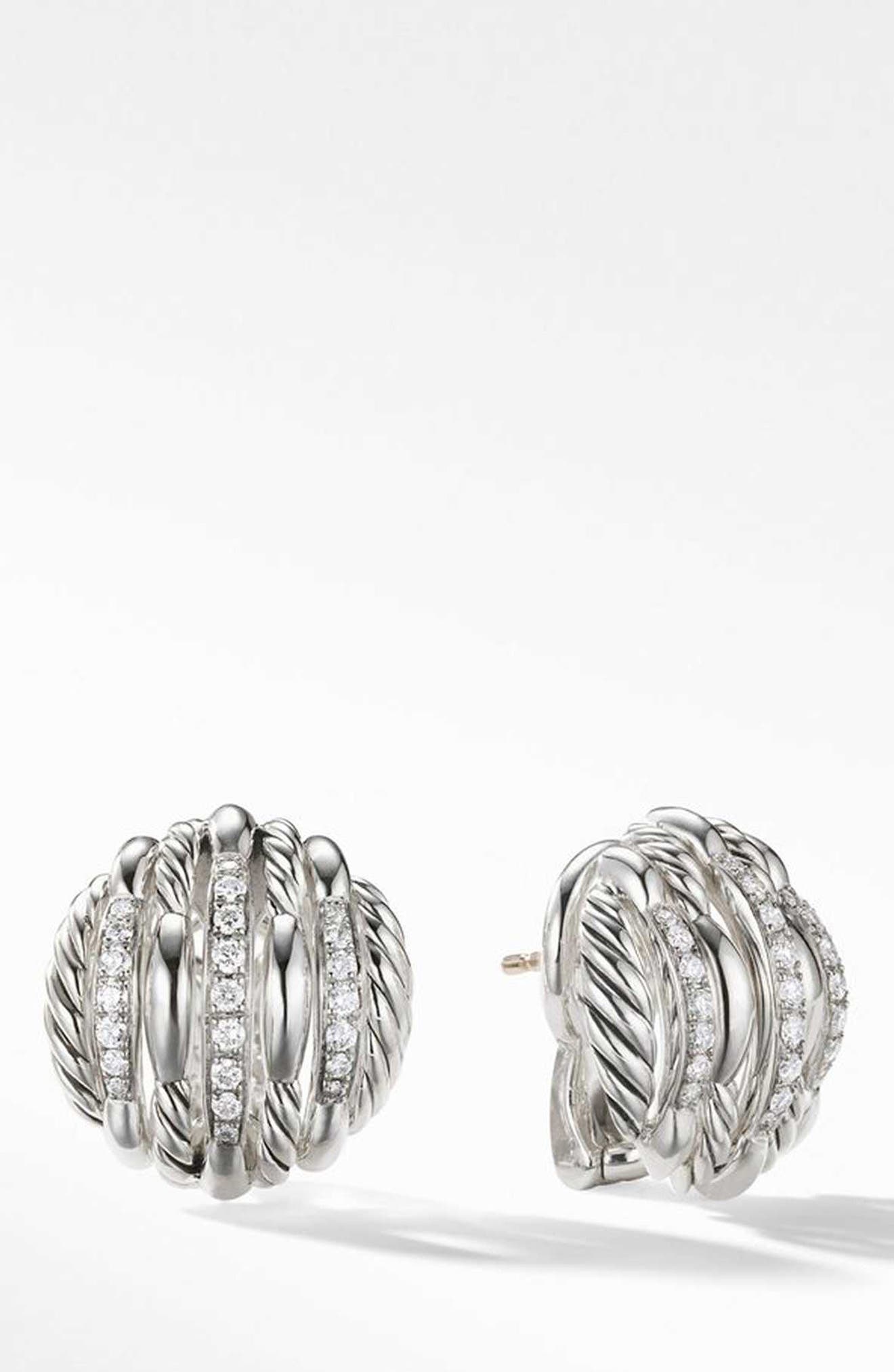 David Yurman Tides Stud Earrings with Diamonds Nordstrom