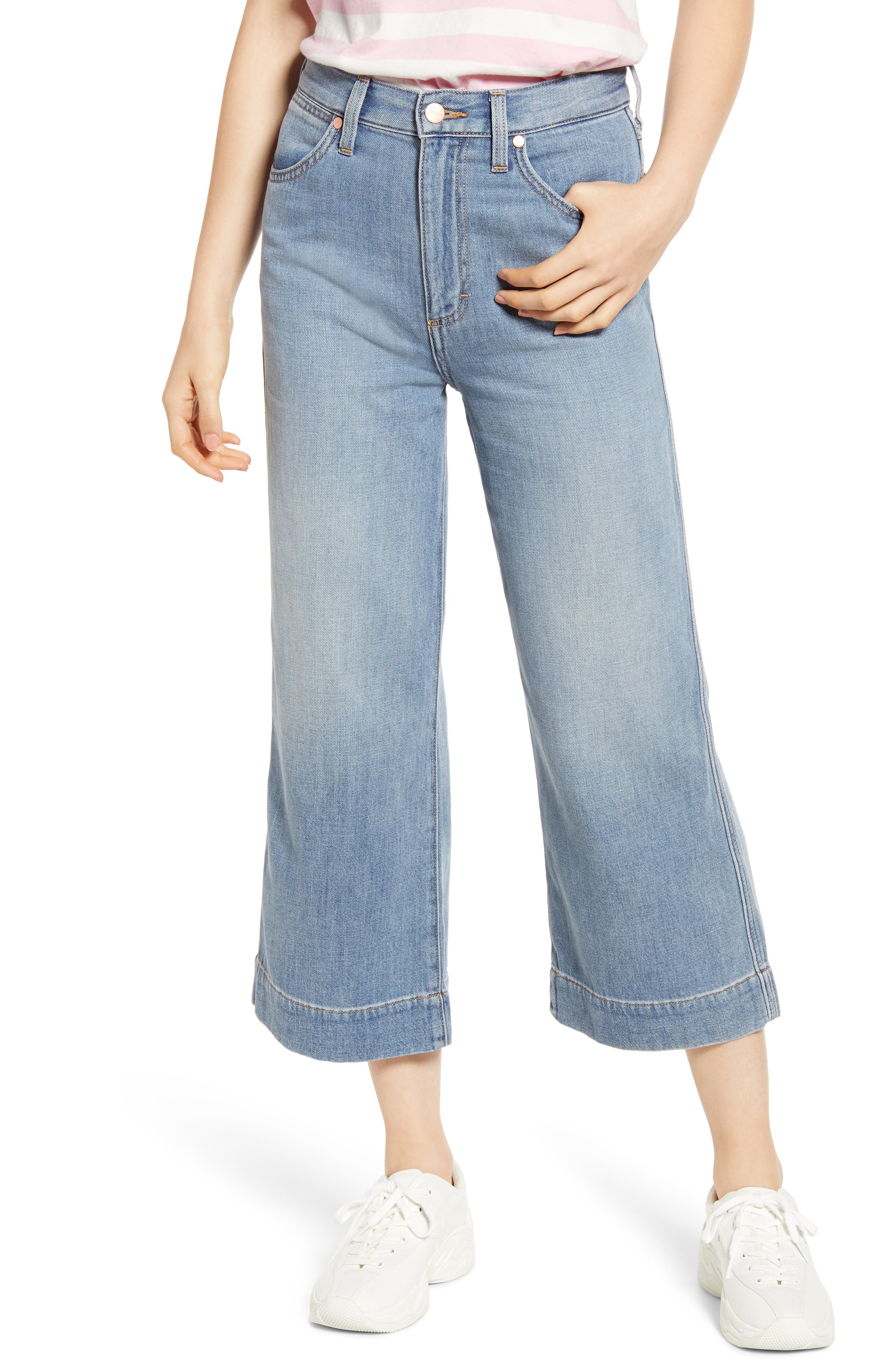 wrangler cropped jeans