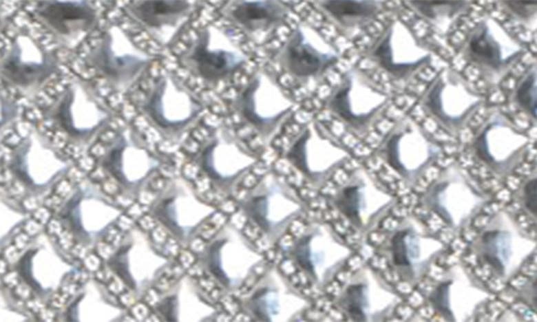 Shop Starlet Rhinestone Flap Clutch In Silver