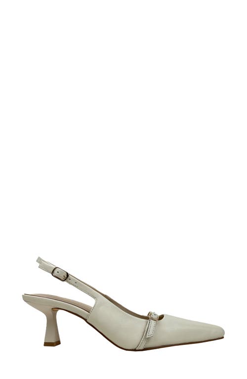 Shop Yosi Samra Kate Slingback Pump In Bone