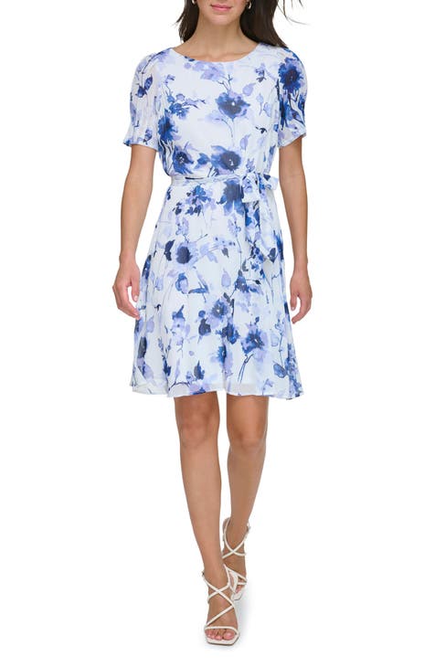 Puff Sleeve Floral Dresses Nordstrom Rack