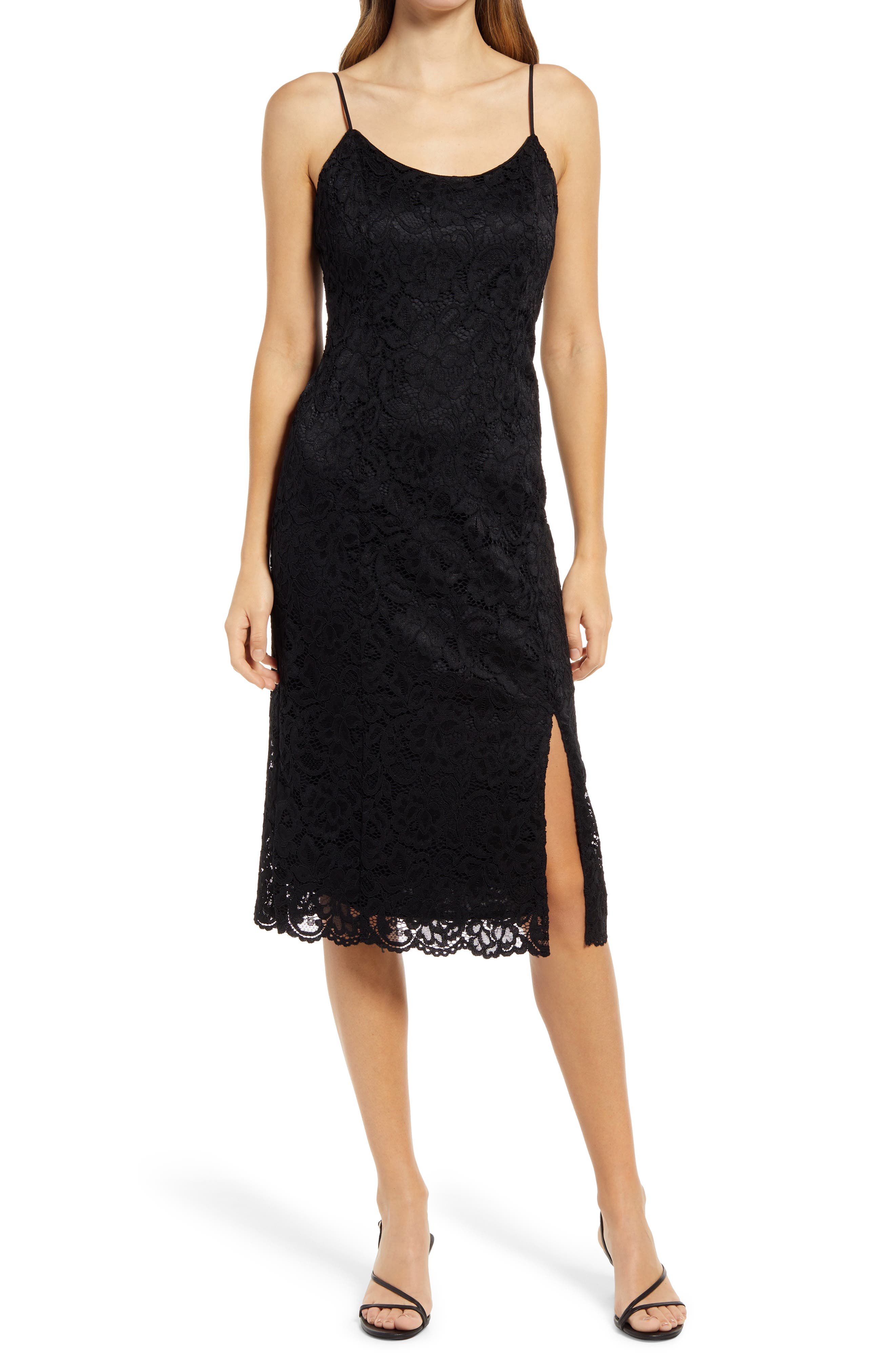 nordstrom black sheath dress