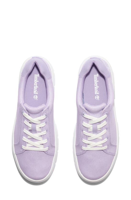 Shop Timberland Laurel Court Platform Sneaker In Light Purple Canvas