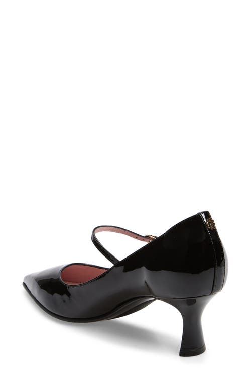 Naot Penny Pointed Toe Pump In Blackc Classic Patent