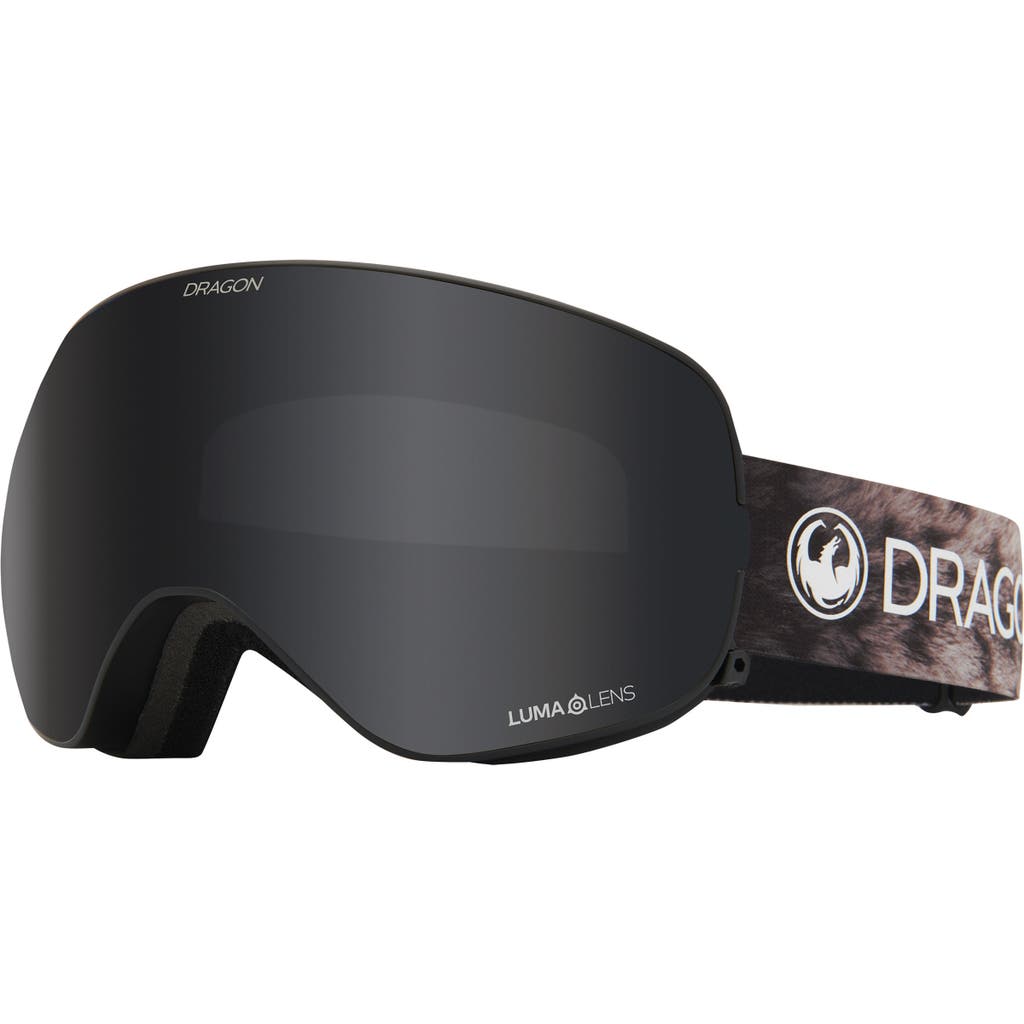 Dragon X2s 72mm Spherical Snow Goggles With Bonus Lenses In Black
