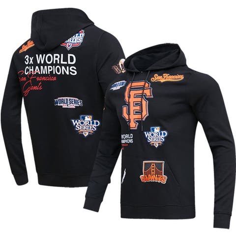 Pro Standard Giants Neutrals Short Sleeve Pullover Hoodie - Men's