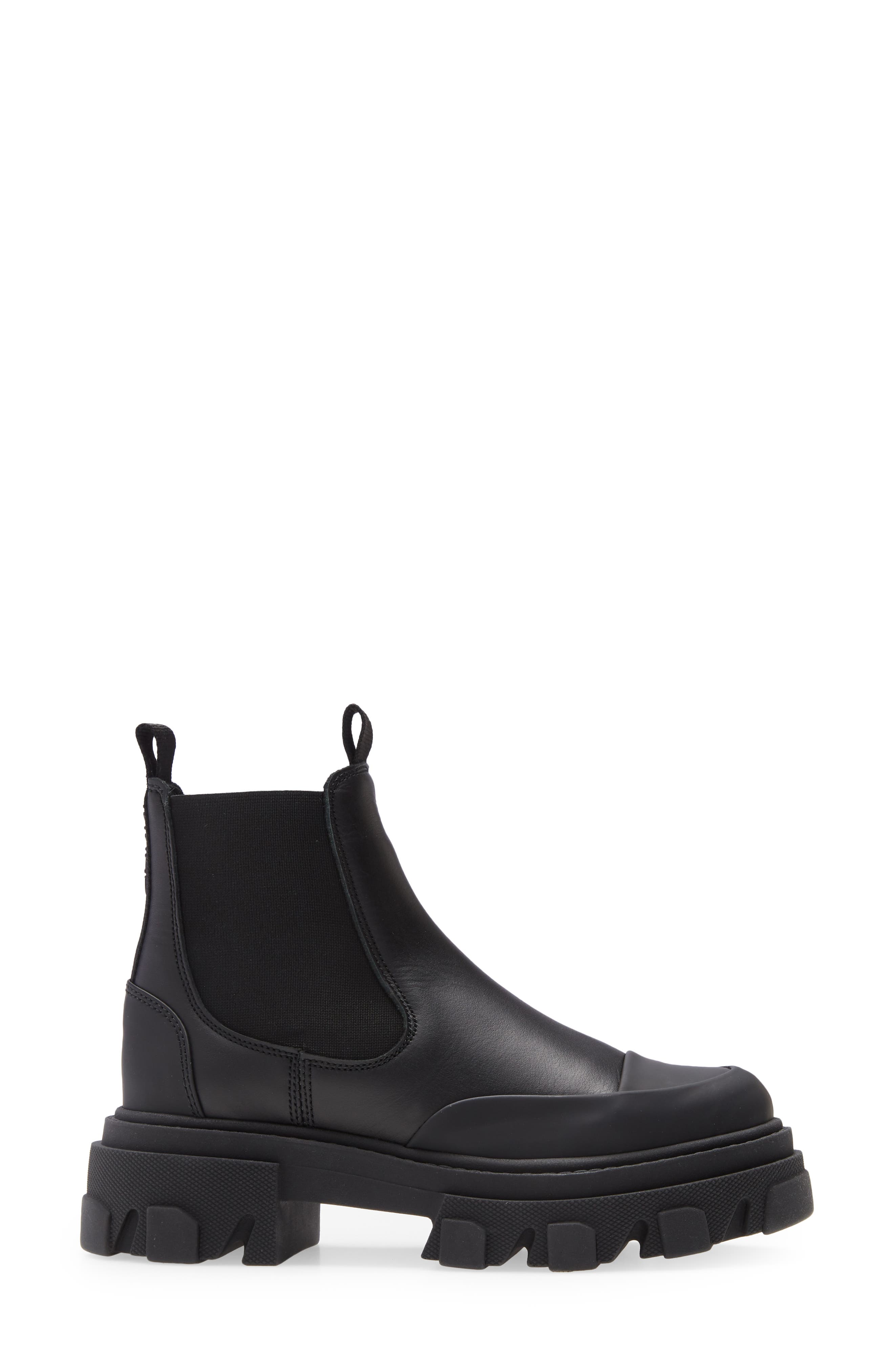 ganni low chelsea boots