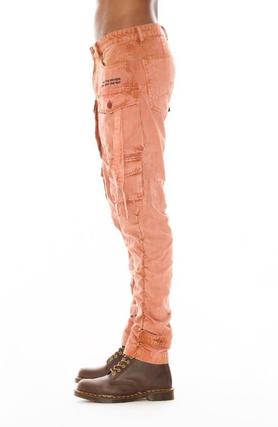 CULT OF INDIVIDUALITY CULT OF INDIVIDUALITY ROCKER SLIM STRAIGHT LEG CARGO PANTS
