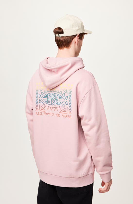 Shop Picture Organic Clothing Aloha Organic Cotton Oversize Hoodie In Woodrose
