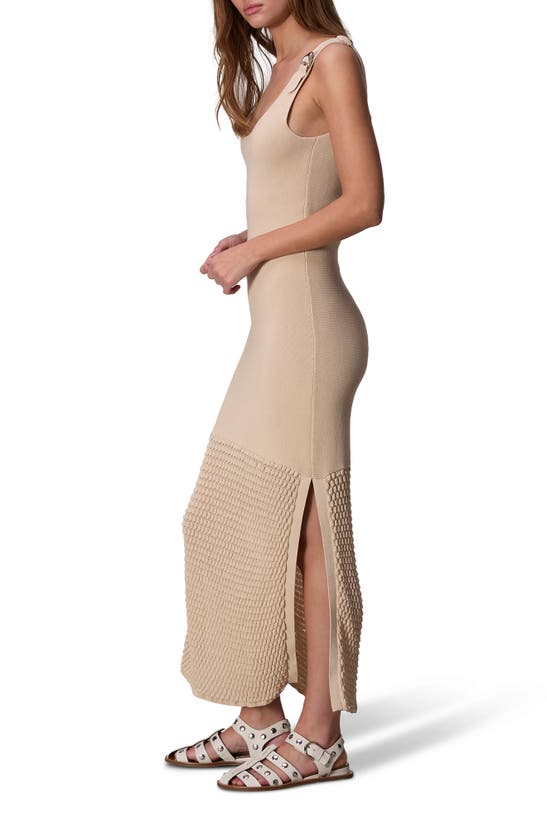 Shop Rag & Bone Georgia Sleeveless Knit Maxi Dress In Beige