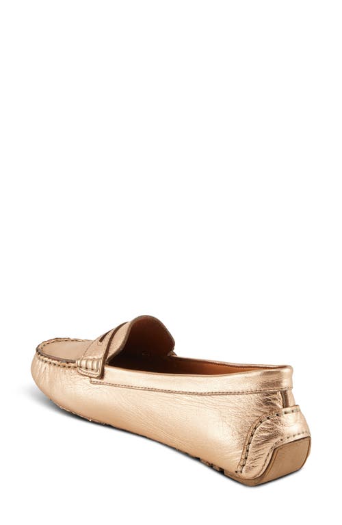 Shop Spring Step Audette Penny Loafer In Rose Gold