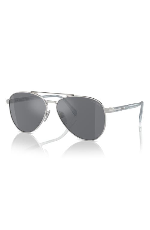 PRADA PRADA 58MM PILOT SUNGLASSES 