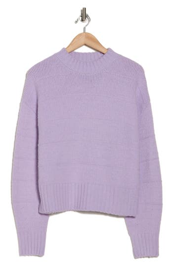 Shop Elodie Crewneck Sweater In Light Purple