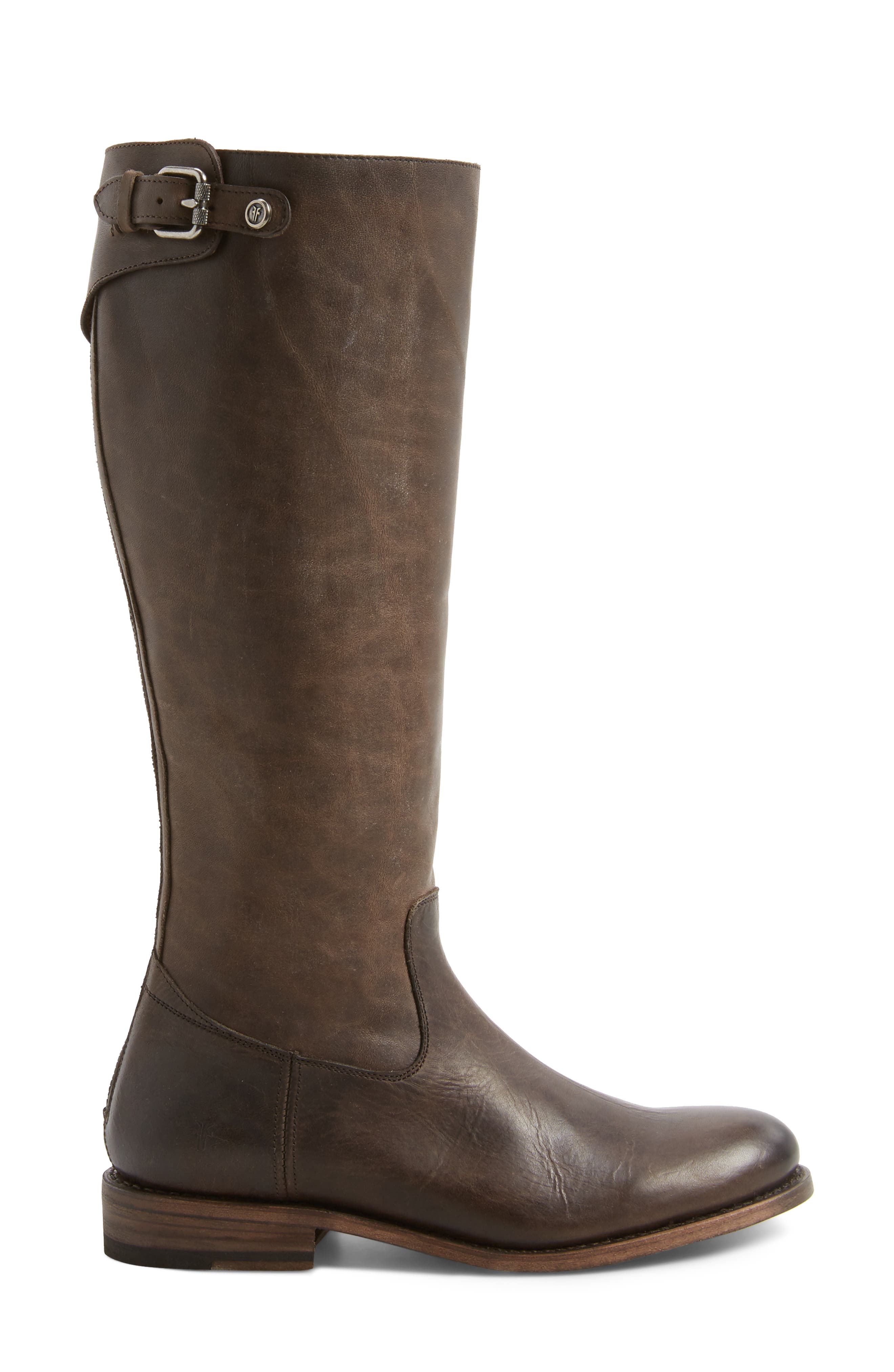 frye jayden buckle back zip wide calf