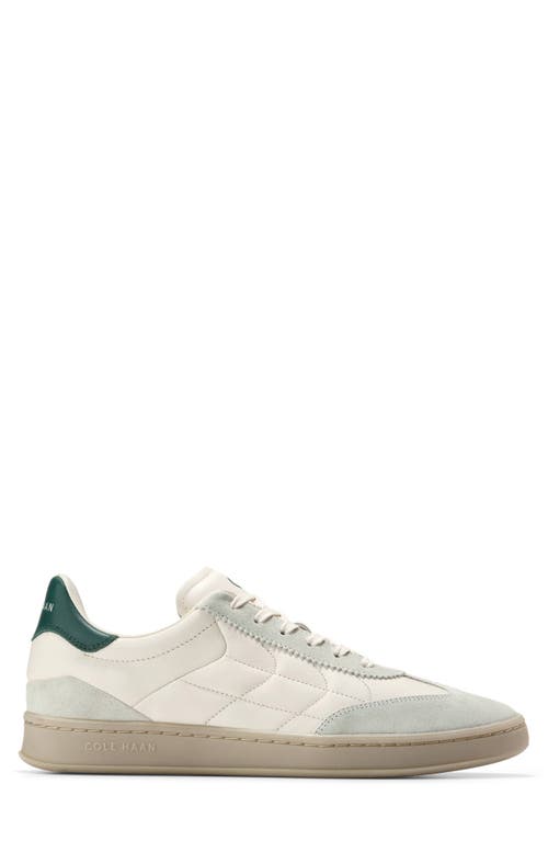 Shop Cole Haan Grandpro Breakaway Leather Sneaker In Ivory/rain Forest