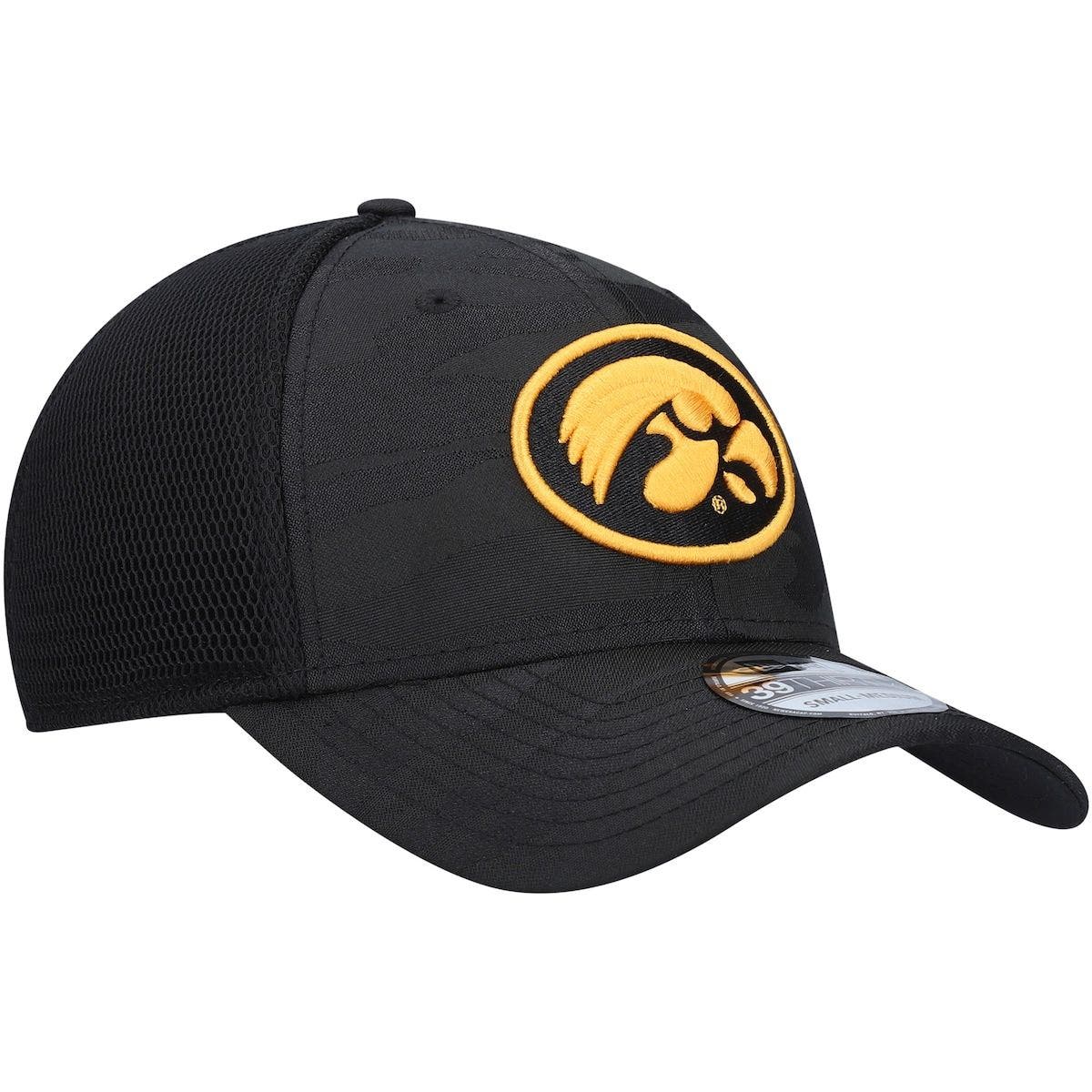 New Era Black Iowa Hawkeyes Camo Tone 
