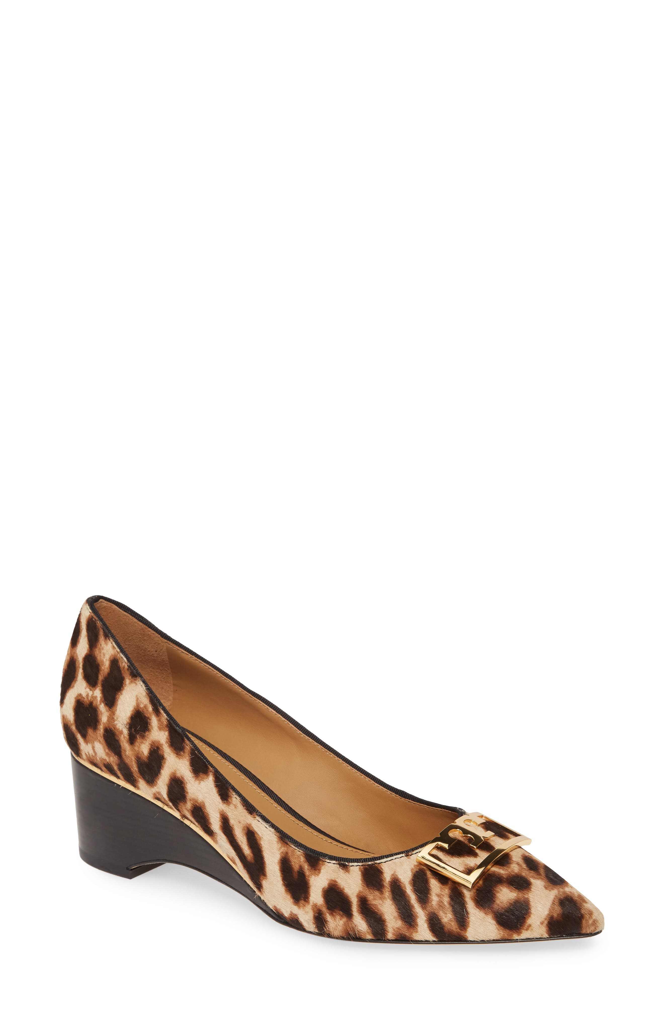 tory burch leopard wedge