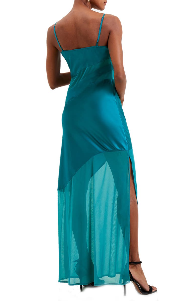 French-Style Mesh Slip Dress