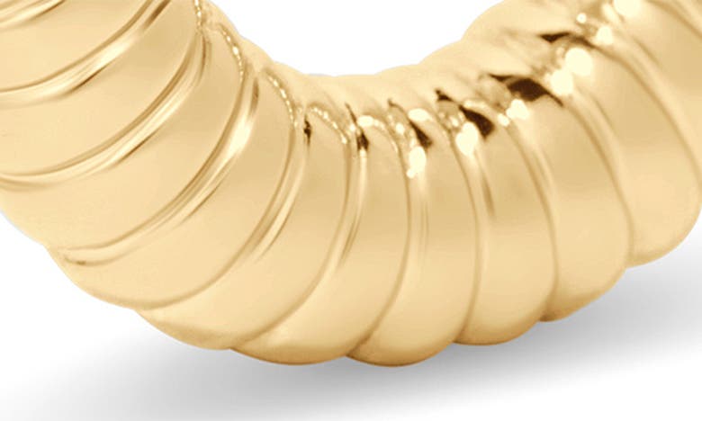 Shop Brook & York Rory Textured Hoop Earrings In Gold