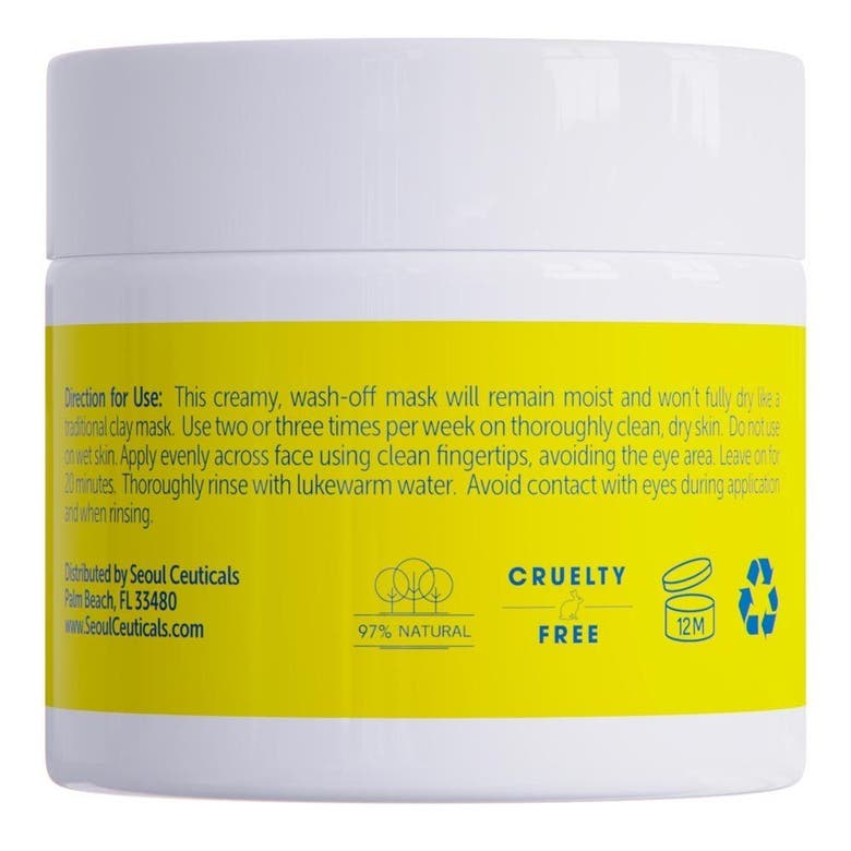 Shop Seoul Ceuticals Korean Skincare Snail Mucin & Turmeric Anti Aging Mask In Clear