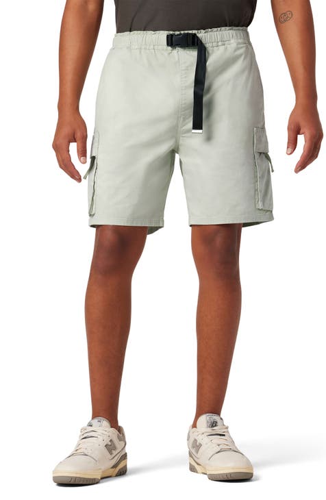 Stretch Cotton Utility Shorts