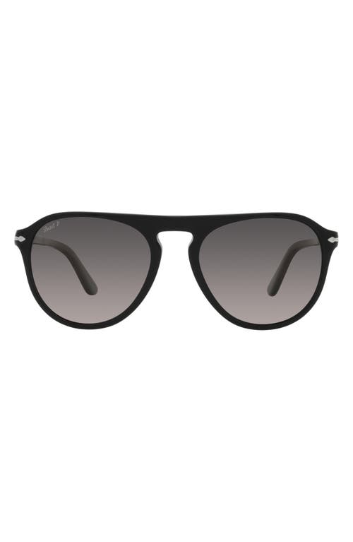 Persol 55mm Polarized Pilot Sunglasses in Black at Nordstrom