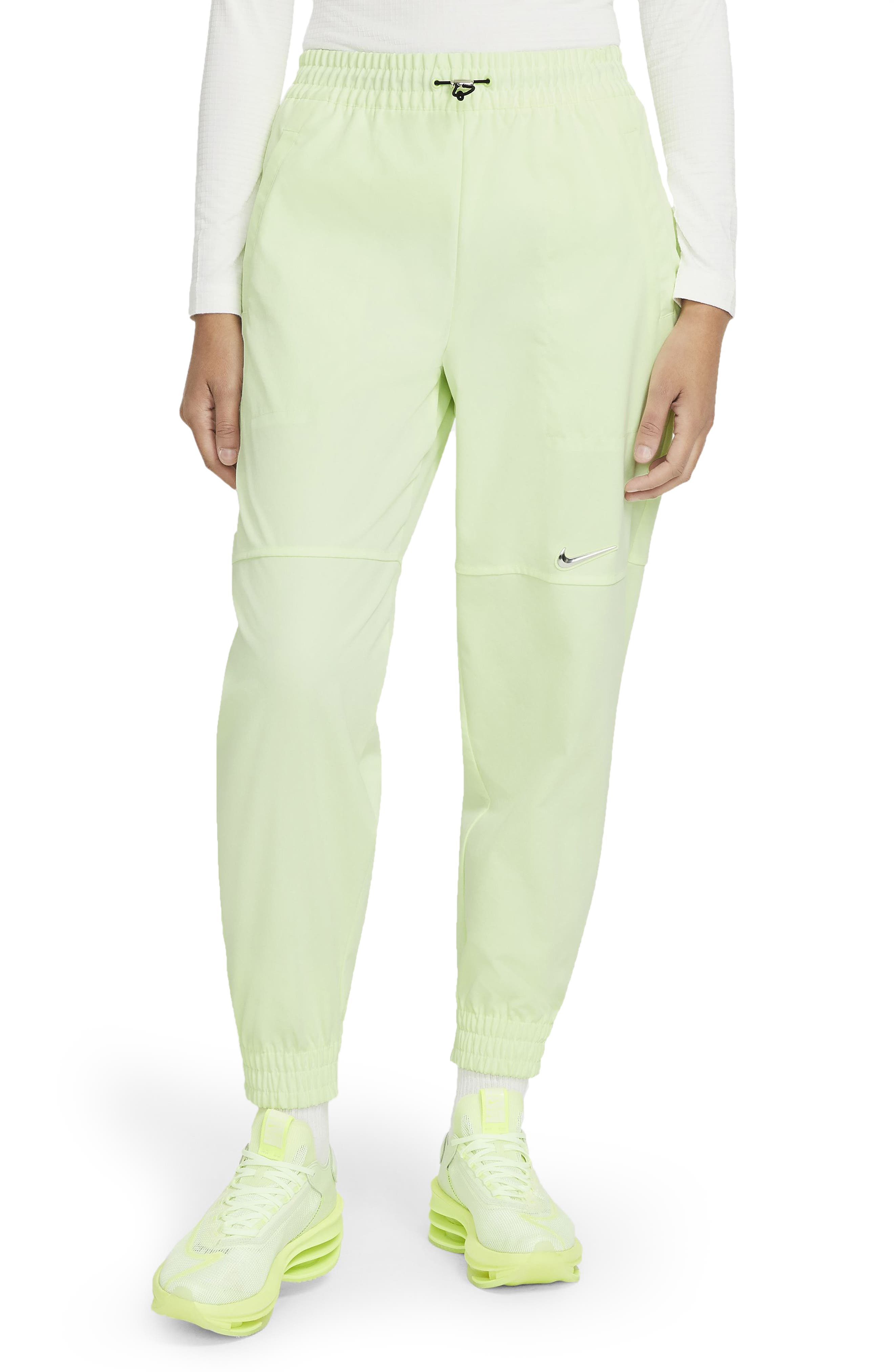 nike neon green sweatpants