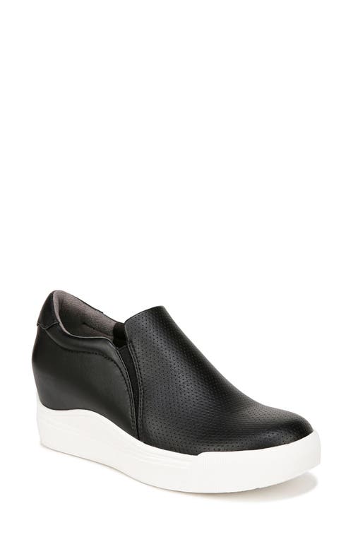 Time Off Wedge Platform Sneaker in Black