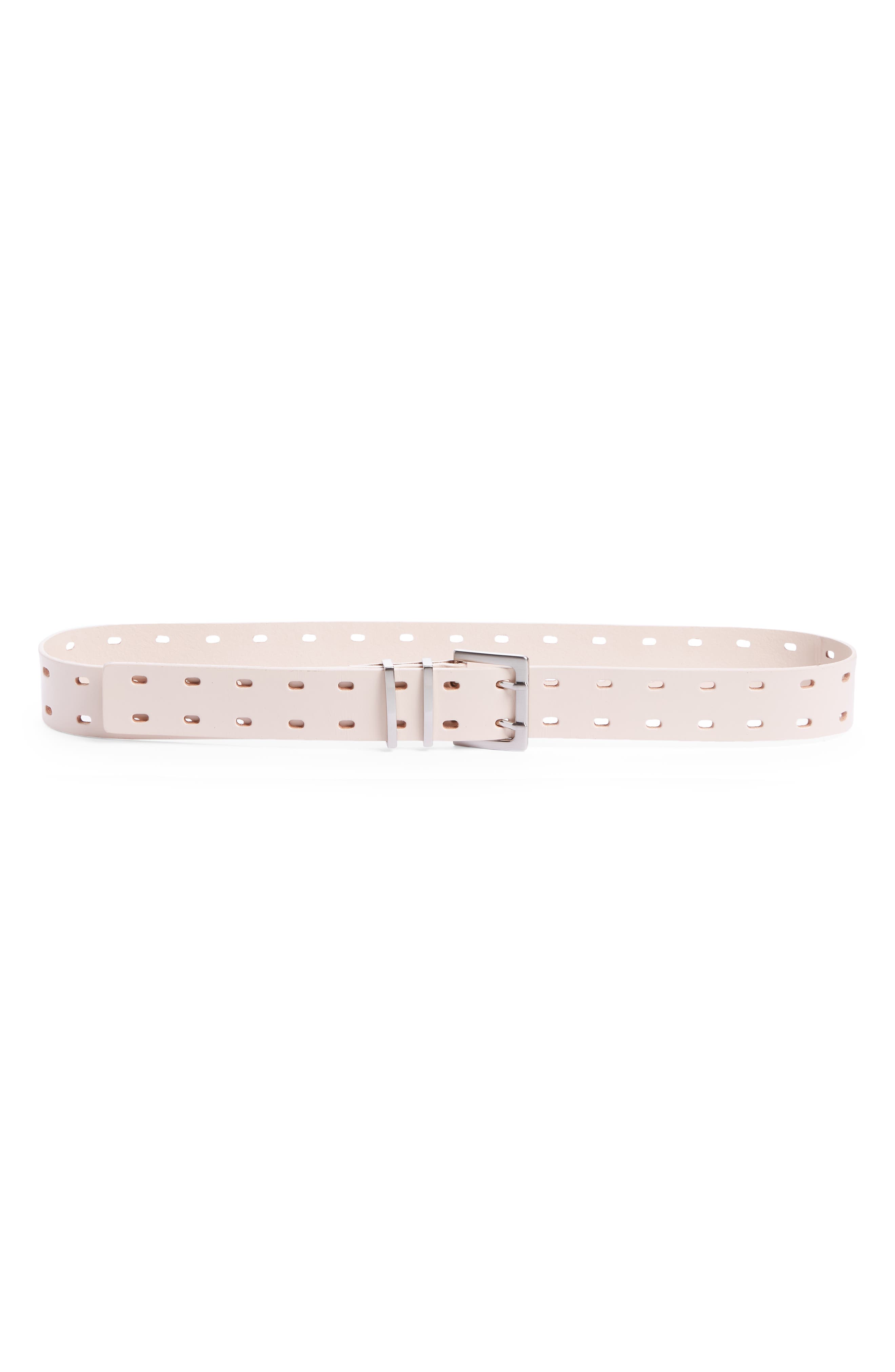 Accessories Belts Leather Belts LJ Leather Belt pink casual look 