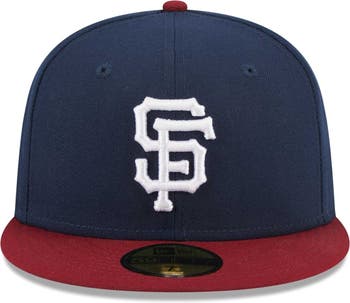 Men's New Era Navy San Francisco Giants Color Pack 59FIFTY Fitted Hat