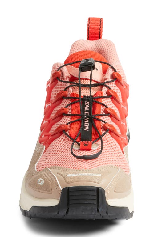 Shop Salomon Gender Inclusive Acs + Og Sneaker In Natural/shortbread/poppy Red