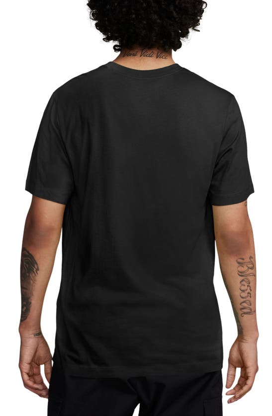 Shop Nike Sportswear Jdi Graphic T-shirt In Black