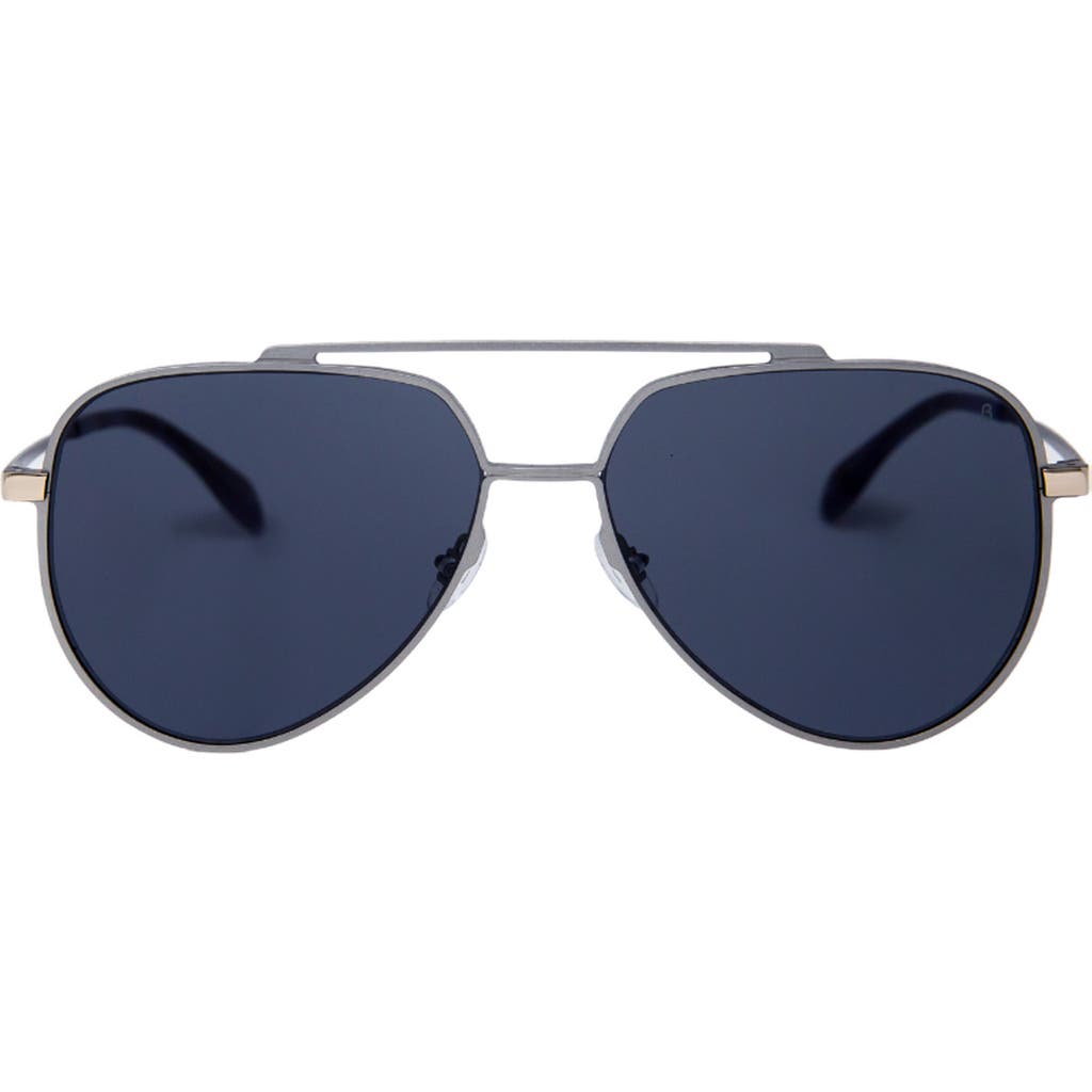 Mita Sustainable Eyewear Vizcaya 58mm Aviator Sunglasses In Blue