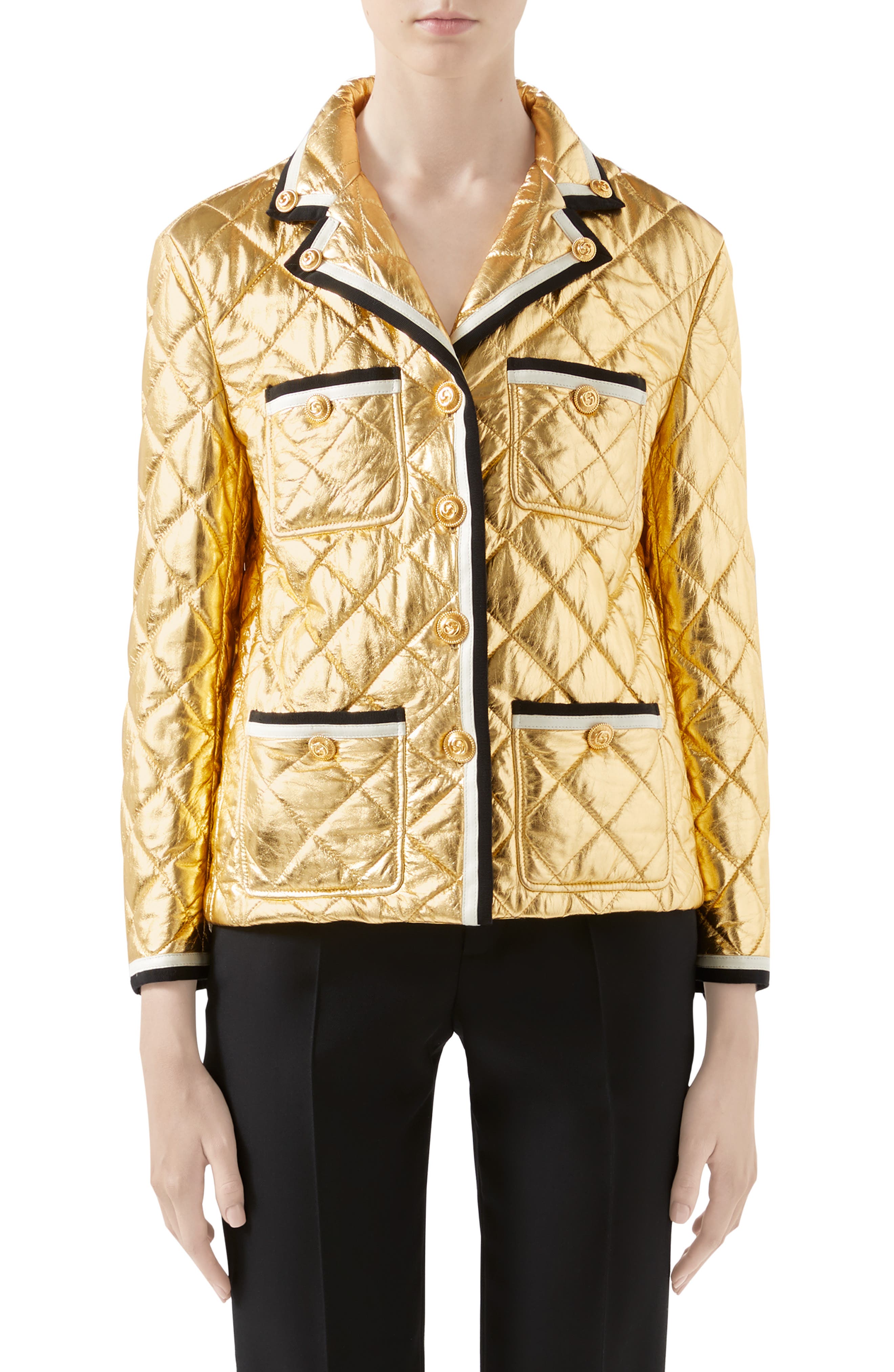 gucci gold jacket