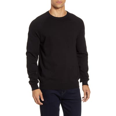 French Connection Solid Crewneck Sweater, Black