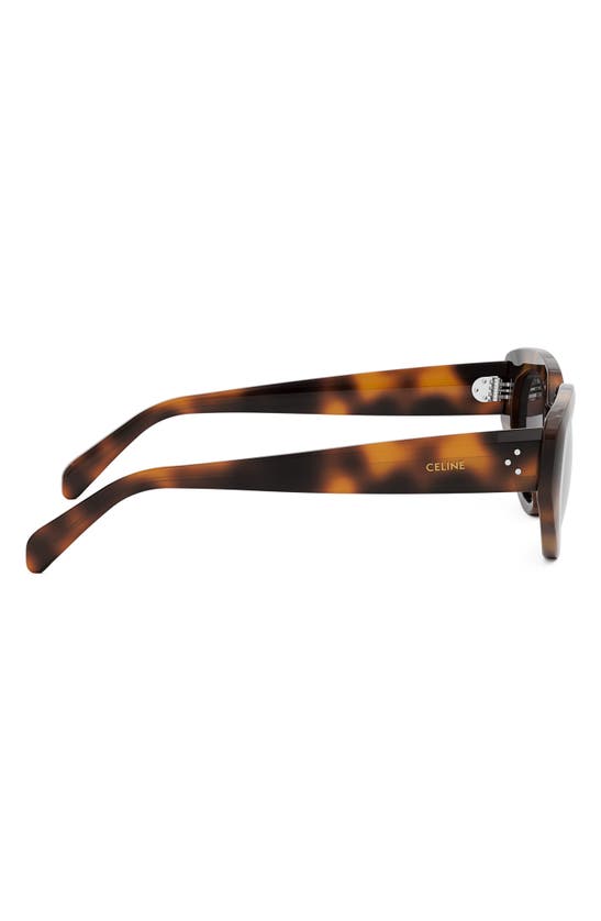Celine 3 Dots Cl40286i 53a In Blonde Havana / Smoke