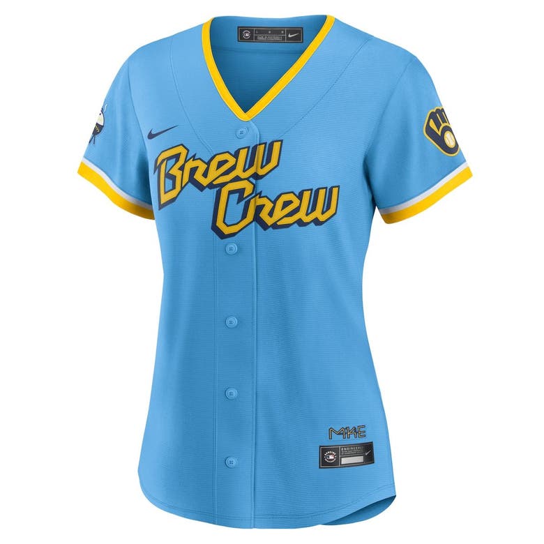 Milwaukee Brewers Nike Home Replica Team Jersey - White