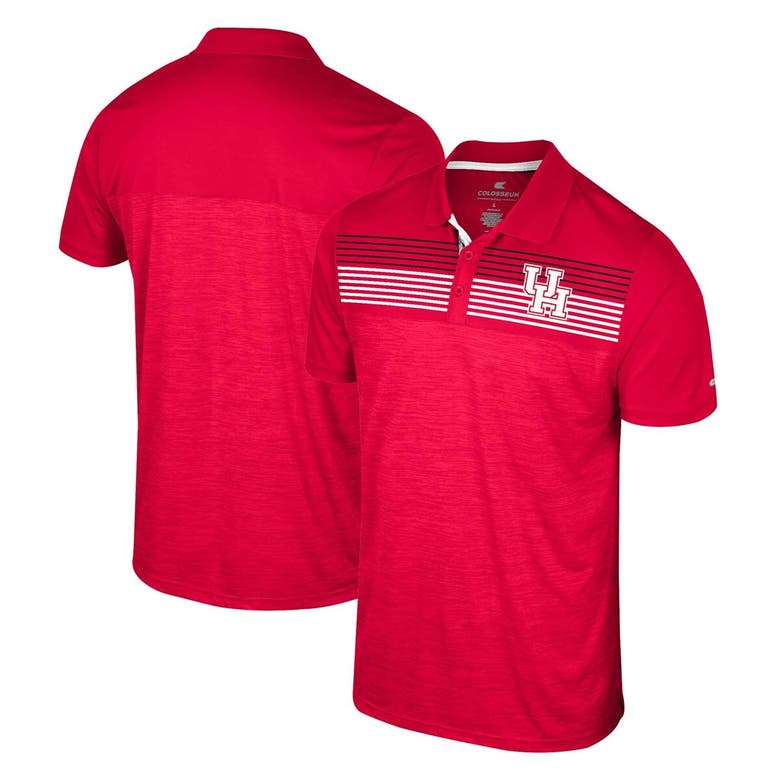 Shop Colosseum Red Houston Cougars Langmore Polo