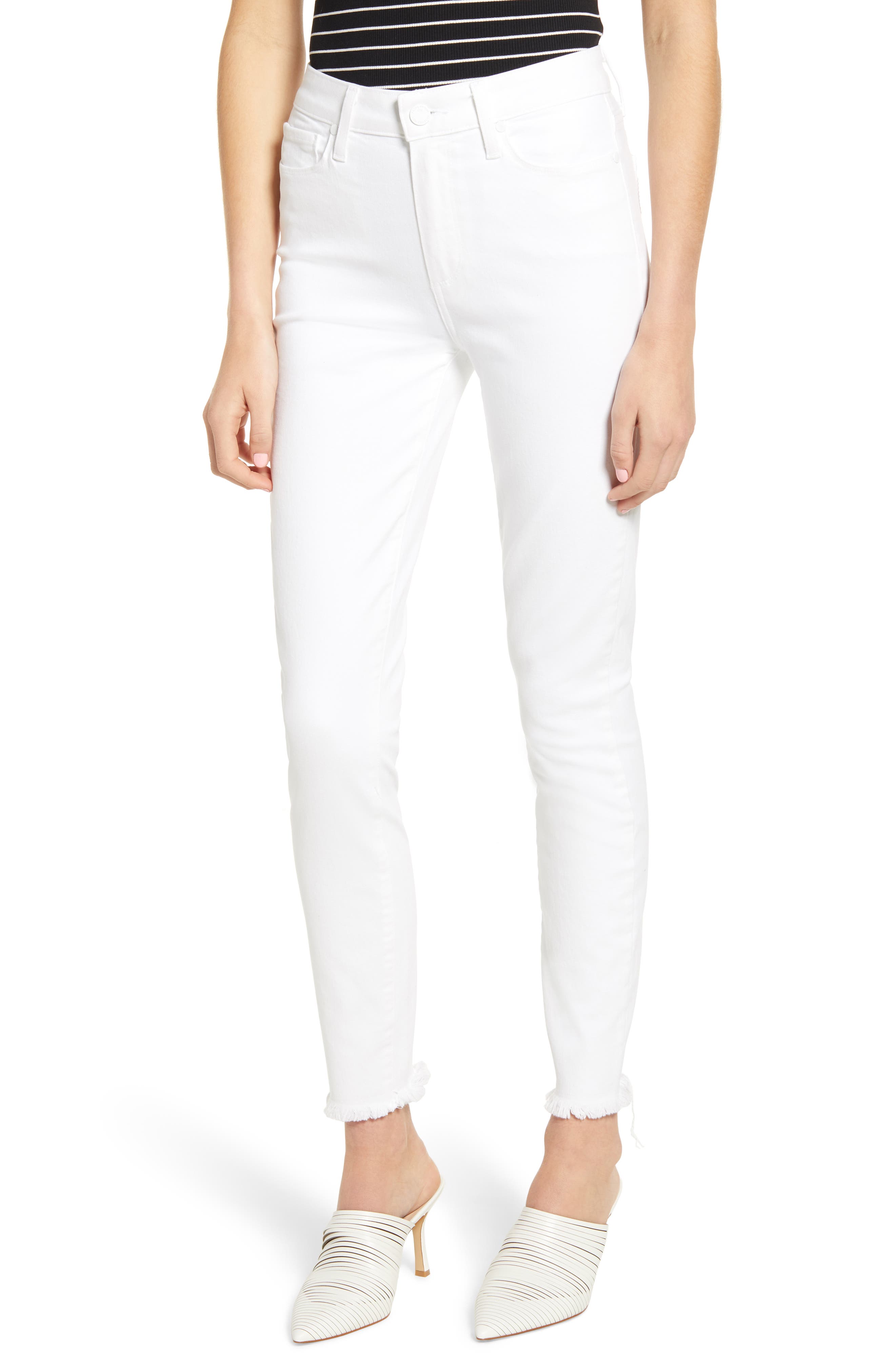 paige hoxton white jeans