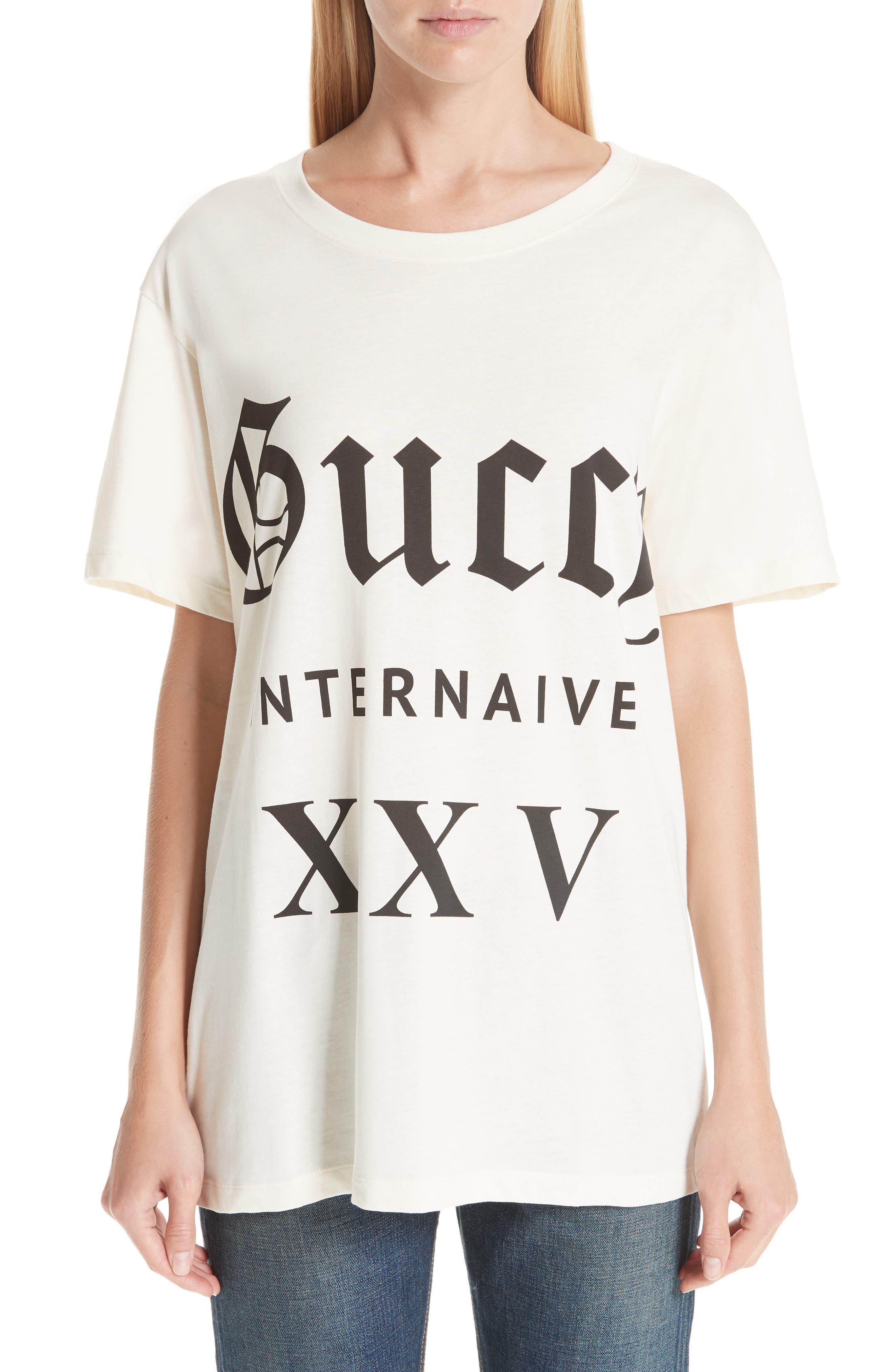 Gucci Guccy Internaive Print Cotton 