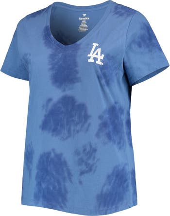 Profile Women's Royal Los Angeles Dodgers Plus Team Scoop Neck T-Shirt