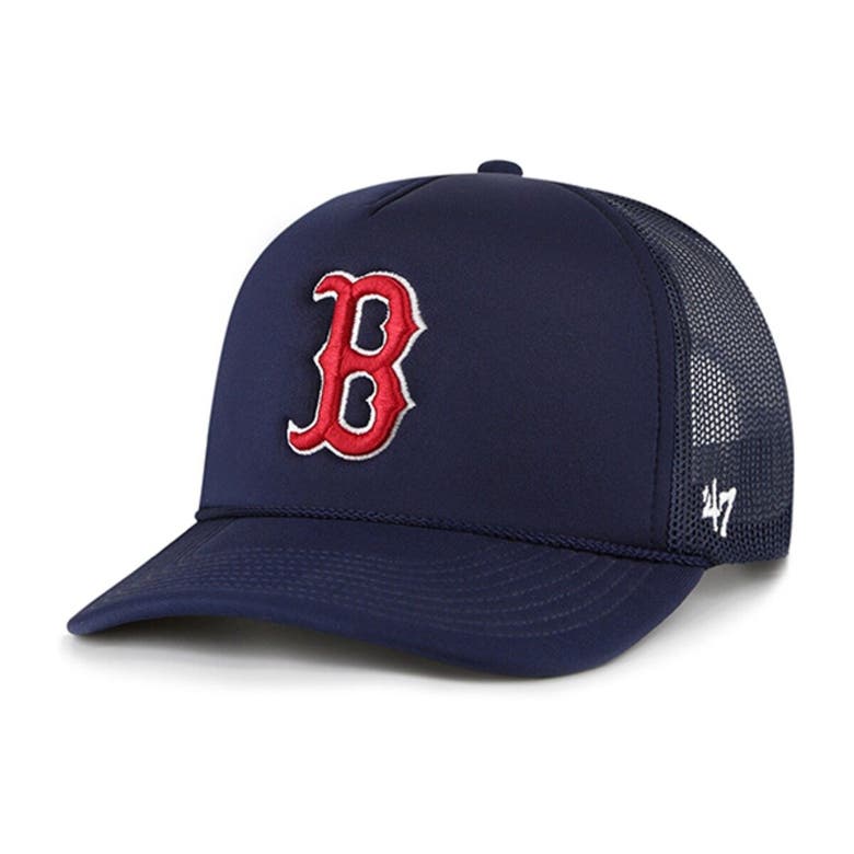 47 ' Navy Boston Red Sox Foamo Trucker Snapback Hat ModeSens