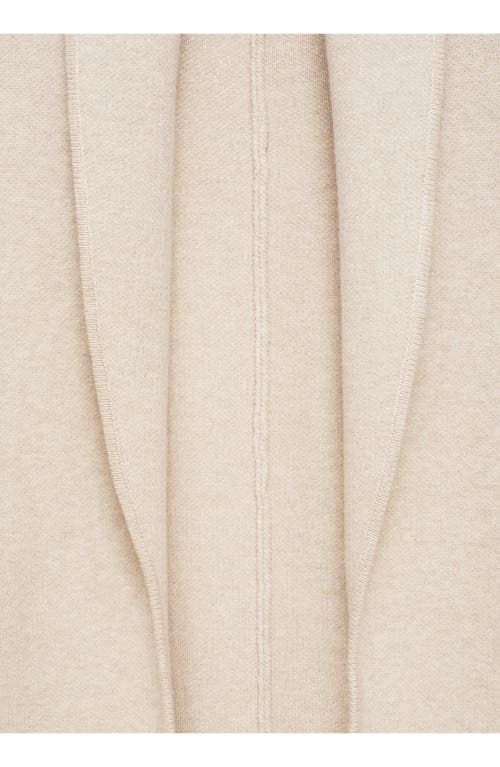 Shop Mango Oversize Long Cardigan In Light/pastel Grey