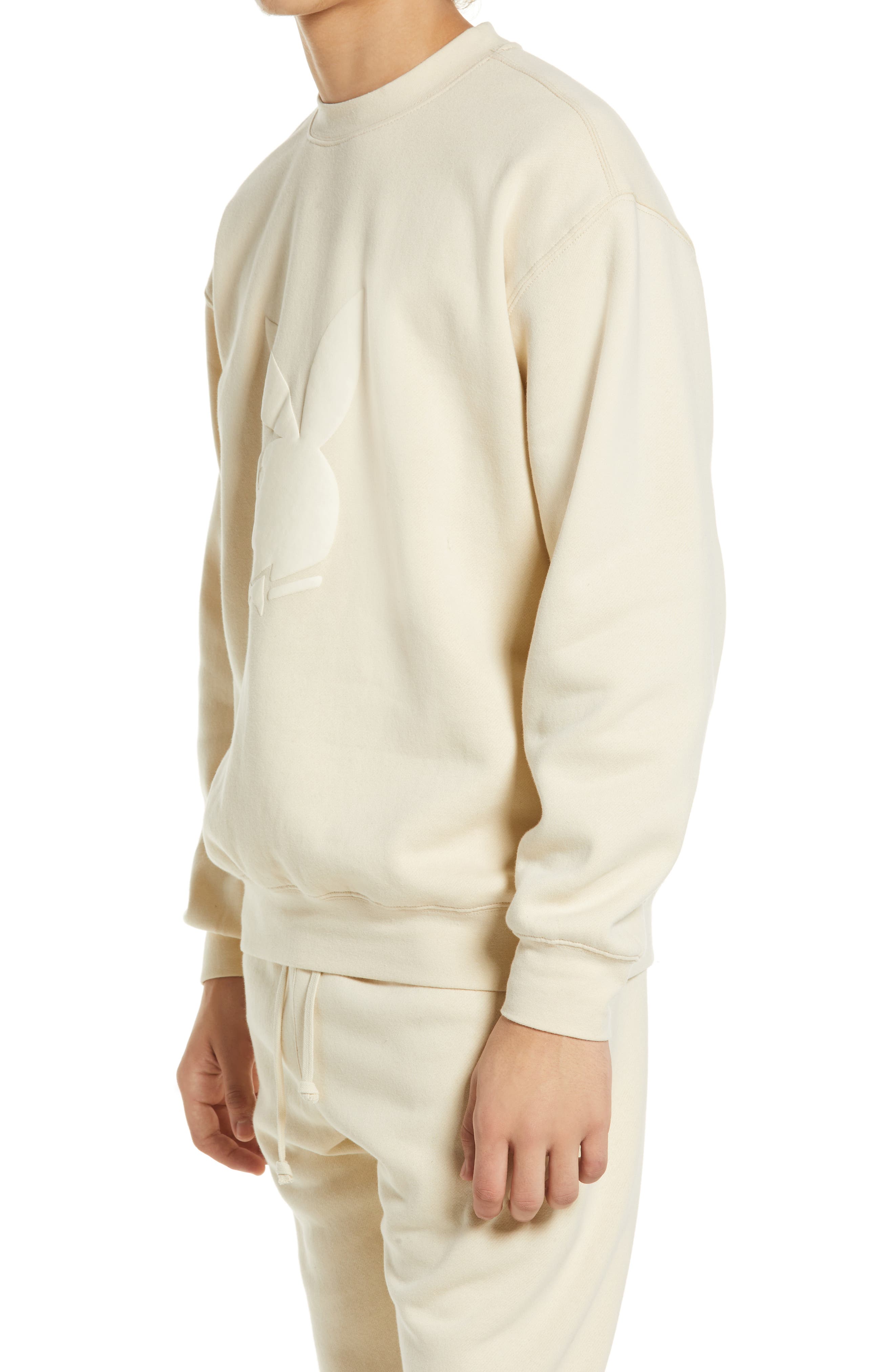 cream crewneck
