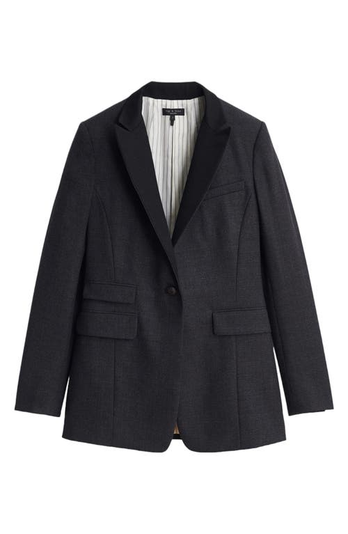 Rag & Bone Paloma Wool Blazer In Grey Multi