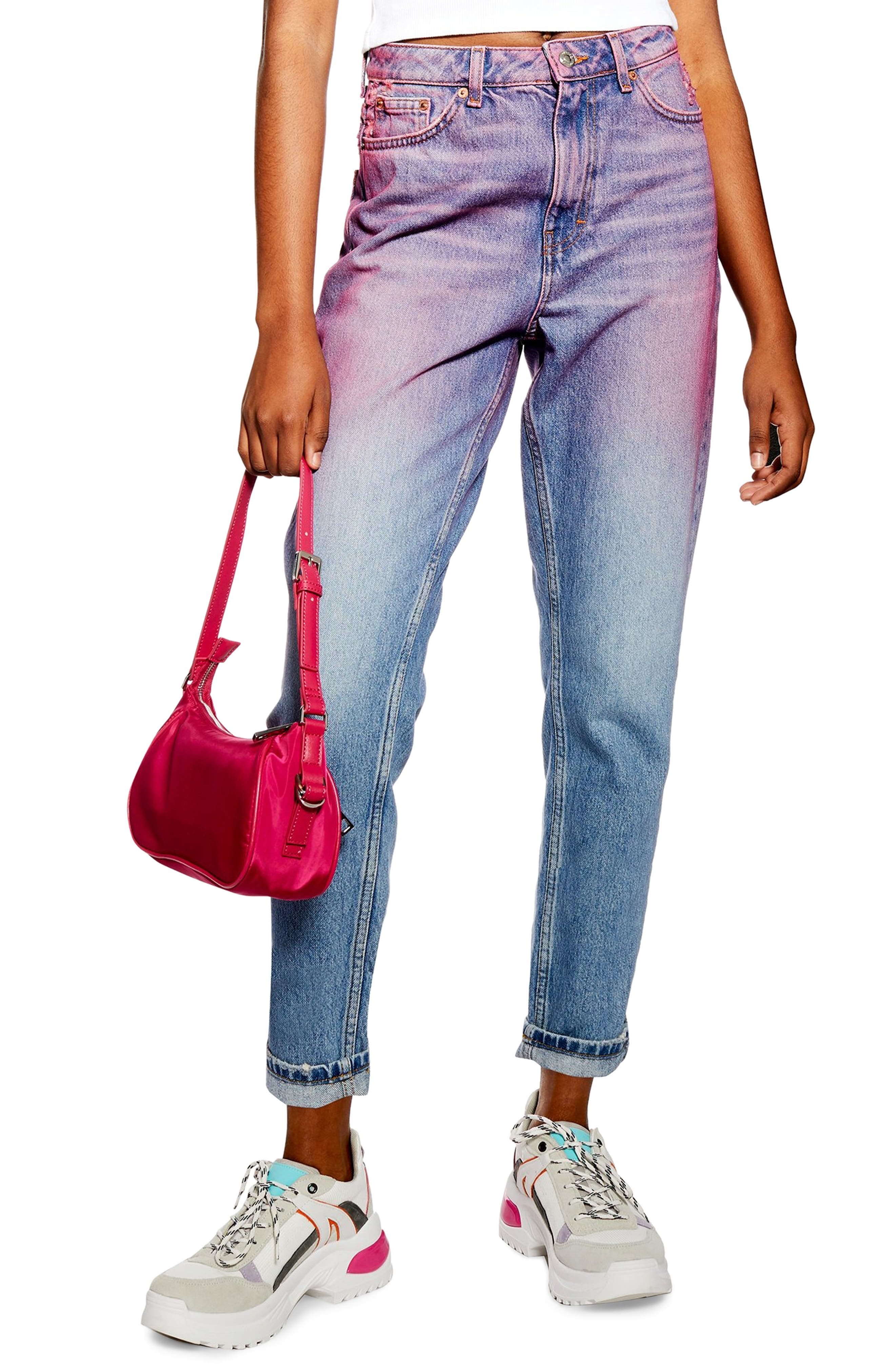 topshop pink jeans
