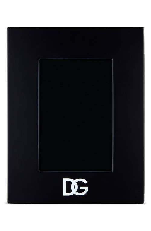 Dolce & Gabbana Bilderrahmen Mit Monogramm-print In Black