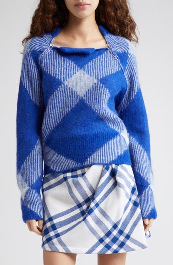 Burberry 2025 plaid sweater