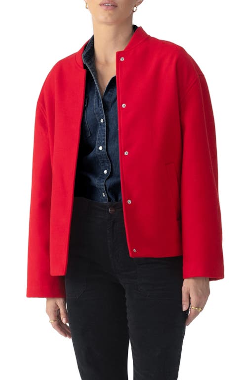 Sanctuary Modern Bomber Jacket In Mars Red In Mars Red
